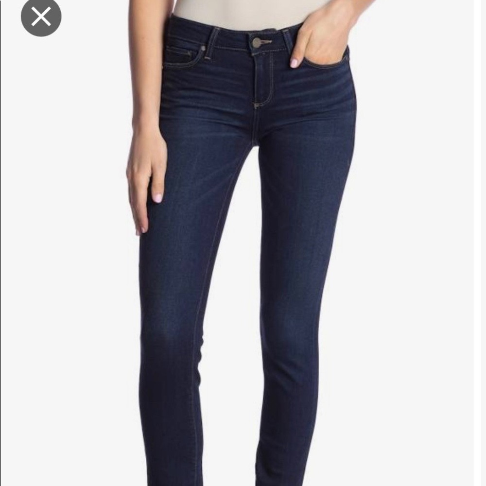 Paige Denim Skyline Skinny dark wash jeans. Size 28